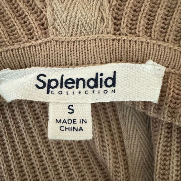 Splendid Collection Cashmere & Viscose Blend Ombré Hooded Cardigan - Picture 6 of 7